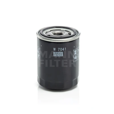 Imagem de MANN FILTER W 7041 Filtro de óleo 3/4 16 UNF 1B com uma válvula retenção aparafusado NISSAN: Sunny 3, Cabstar Camião plataforma / Chassis