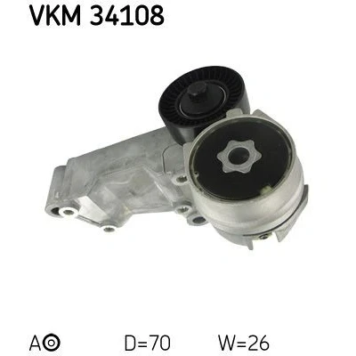 Imagem de SKF VKM 34108 Polia Tensora FORD: Focus Mk1 Carrinha, Hatchback, SAAB: 9 5 Sedan