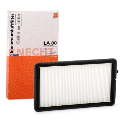 Imagem de MAHLE ORIGINAL LA 80 Filtro, ar do habitáculo Filtro de partículas 302,0mm 170mm 26,0mm BMW: 3 Coupe, Sedan, Touring