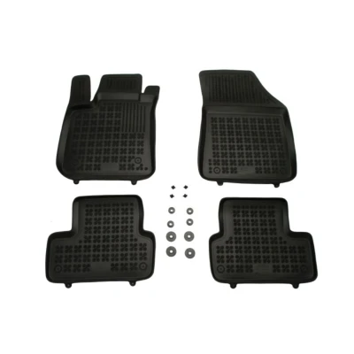 Imagem de REZAW PLAST 201925 Conjunto de tapete chão Borracha à frente e atrás 4 preto medida RENAULT: Megane