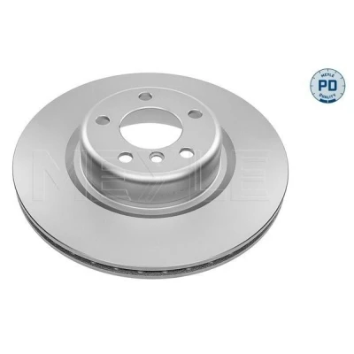 Imagem de MEYLE 383 523 1005/PD Disco de travão Eixo traseiro 345 24 5 120 ventilado Revestido a discos zinco alto carbono com parafusos PD Quality