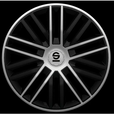 Imagem de SPARCO Bergamo SPC1585BKSV Proteções de roda 15polegadas preto/prateado