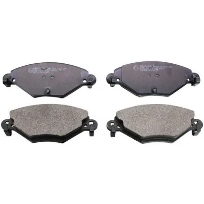 Imagem de DENCKERMANN B110105 Jogo de pastilhas para travão disco Eixo dianteiro incl. contacto aviso desgaste CITROËN: C5 I Hatchback, II Hatchback