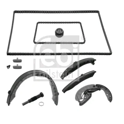 Imagem de FEBI BILSTEIN 47715 Jogo de correntes distribuição dupla, simples, Corrente fechada PORSCHE: Panamera, Macan
