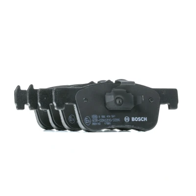 Imagem de BOSCH 0 986 494 561 Jogo de pastilhas para travão disco Baixo teor metálico com chapa anti ruído, grampo do êmbolo BMW: 1 Hatchback, 2 Coupe