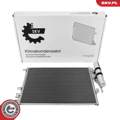 Imagem de ESEN SKV 86SKV153 Condensador com secador Alumínio 548mm RENAULT: CLIO 2 Kasten,
