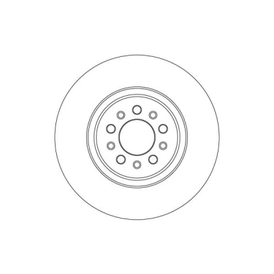 Imagem de TRW Disco de travão 330mm 28mm 5 110mm ventilado pintado DF6837S Discos