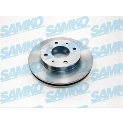 Imagem de SAMKO Disco de travão 256mm 24mm 4 interior ventilado M1403V 51712M2000,MB407639,MB668107,MB928994,MB928995,MR389722,MR475330,308729268