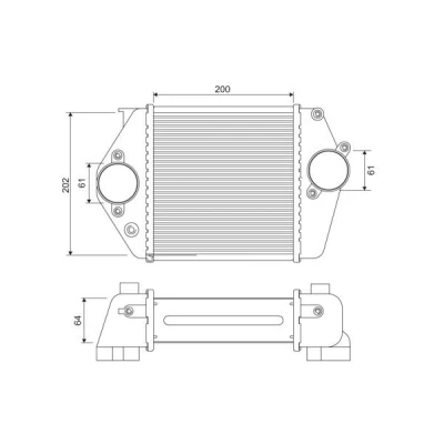 Imagem de VALEO 818380 Intercooler Alumínio sem sensor