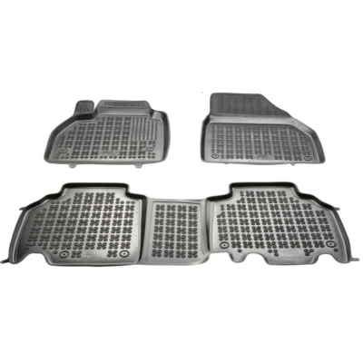 Imagem de REZAW PLAST 201717 Conjunto de tapete chão Borracha à frente e atrás preto RENAULT: Kangoo II Express, / Grand
