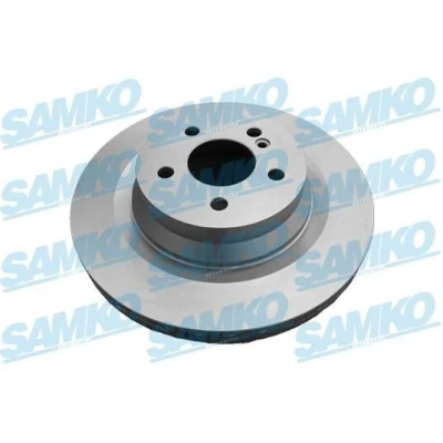 Imagem de SAMKO Disco de travão MERCEDES BENZ: Classe E T modell, Sedan, Sedan 320mm 24mm 5 interior ventilado revestido M2098VR 0004231112