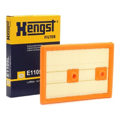 Imagem de HENGST FILTER E1105L Filtro de ar 31 191 269 Cartucho filtrante VOLKSWAGEN: Polo V Hatchback, Golf 7, Scirocco III, SEAT: Ibiza 4, 4 Sportcoupe