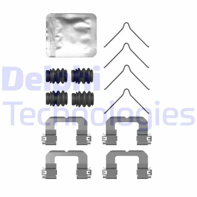 Imagem de DELPHI LX0757 Kit de acessórios, pastilhas travão