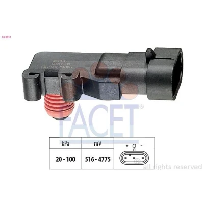 Imagem de FACET 10.3011 Sensor Made in Italy OE Equivalent OPEL: Frontera B SUV, Corsa C Hatchback, Astra H GTC