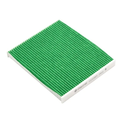 Imagem de Castrol filters CC0383 Filtro, ar do habitáculo Filtro de partículas, Com efeito antibacteriano 163mm 193mm 20mm NISSAN: Pixo, SUZUKI: Alto VII