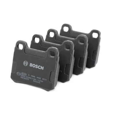 Imagem de BOSCH 0 986 466 871 Jogo de pastilhas para travão disco Baixo teor metálico com chapa anti ruído, instruções montagem