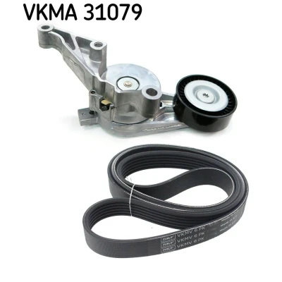 Imagem de SKF VKMA 31079 Jogo de correias trapezoidais estriadas AUDI: A3 Hatchback, Sportback, VOLKSWAGEN: Golf 5, Touran I, Caddy 3