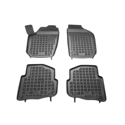 Imagem de REZAW PLAST 200203 Conjunto de tapete chão Borracha à frente e atrás 4 preto medida SEAT: Ibiza 3, VOLKSWAGEN: Polo IV Hatchback