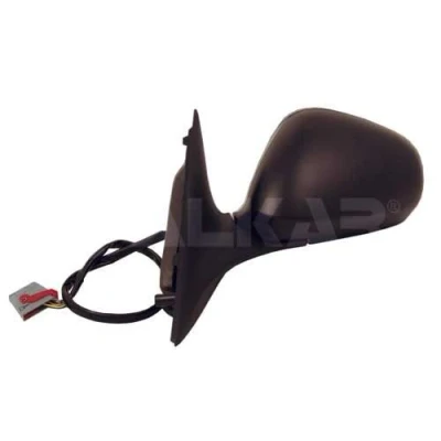 Imagem de Espelho retrovisor Alkar 6125464 esquerda elétrico aquecível, com sensor de temeperatura, tom azul, convexo para veículo volante à