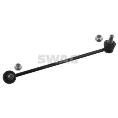 Imagem de SWAG 92 93 4658 barra / escora, estabilizadora Eixo dianteiro, lado direito 322 M12 x 1,25 com porca autoblocante Aço preto