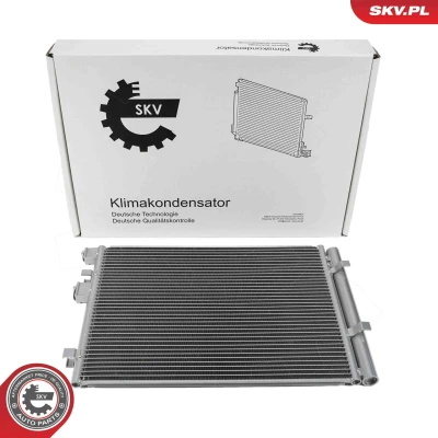 Imagem de ESEN SKV 86SKV526 Condensador com secador Alumínio 536mm HYUNDAI: i20 I Hatchback (PB) 1.4 CRDi, 1.1 CRDi 2008 2015
