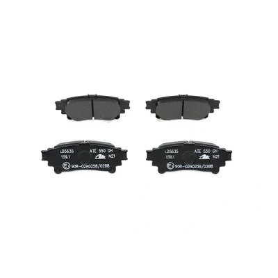 Imagem de ATE Ceramic 13.0470 5635.2 Jogo de pastilhas para travão disco sem contacto avisador desgaste integrado TOYOTA: Prius Plus