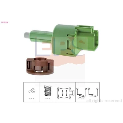Imagem de EPS 1.810.254 Interruptor de luz stop mecânico Made in Italy OE Equivalent TOYOTA: Yaris II Hatchback