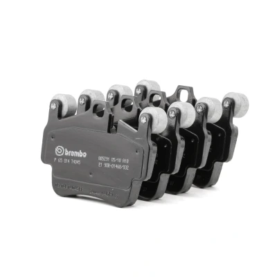 Imagem de BREMBO P 65 014 Jogo de pastilhas para travão disco preparado indicador aviso desgaste sem acessórios, com pesos equilíbrio