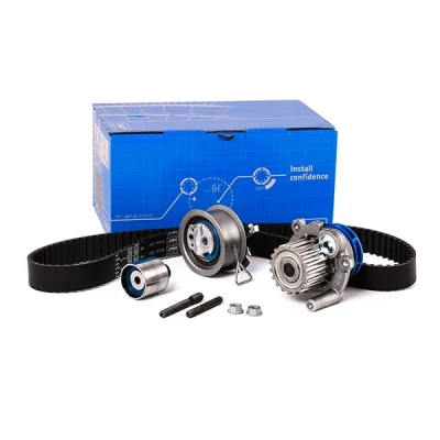 Imagem de SKF VKMC 01250 1 Bomba de Água + Kit Correia Distribuição com juntas perno roscado 120 VOLKSWAGEN: Eos, Golf 4, Passat B5 GP Sedan endado,