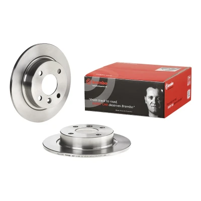 Imagem de BREMBO 08.5237.10 Disco de travão 228 9 4 cheio VOLVO: 440 K, 480 E, 460 L