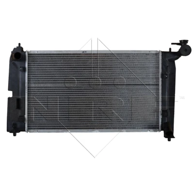Imagem de NRF 53373 Radiador, arrefecimento do motor Alumínio 600 348 16 com componentes de montagem Aletas refrigeração soldadas