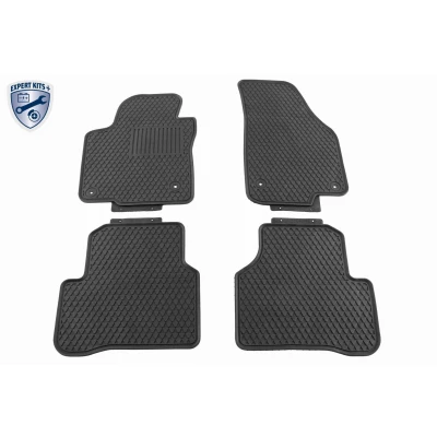 Imagem de VAICO V10 6844 Conjunto de tapete chão Borracha à frente e atrás 4 preto medida VOLKSWAGEN: Passat B7 Sedan, Variant