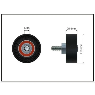 Imagem de CAFFARO 05 19 Polia de Desvio FIAT: Stilo Hatchback