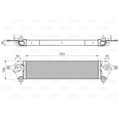 Imagem de VALEO 818589 Intercooler sem válvula de recirculação dos gases escape NISSAN: Qashqai / Qashqai+2 I