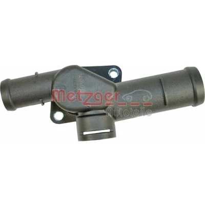 Imagem de METZGER 4010107 Flange Plástico de cabeça cilíndrica, do lado da caixa velocidades com junta sem sensor VOLKSWAGEN: Passat B6 Sedan, Golf 5