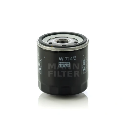 Imagem de MANN FILTER W 714/3 Filtro de óleo 3/4 16 UNF com uma válvula retenção aparafusado FIAT: Uno Hatchback, Punto I 127 Hatchback
