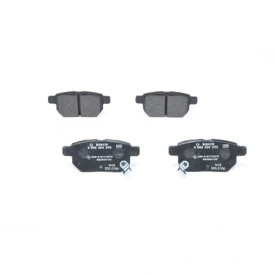 Imagem de BOSCH 0 986 494 255 Jogo de pastilhas para travão disco Baixo teor metálico com avisador sonoro desgaste TOYOTA: Auris Hatchback