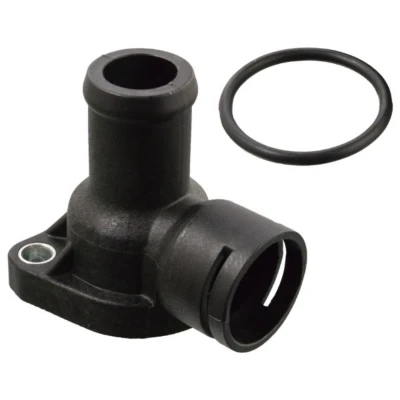 Imagem de FEBI BILSTEIN 12411 Flange Plástico com junta VOLKSWAGEN: GOLF 2, Corrado, Jetta AUDI: 80 B3