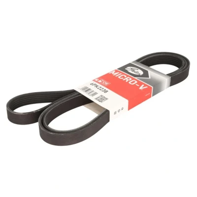Imagem de GATES Micro V 6PK2238 Correia trapezoidal estriada 2238 6 Poliéster, EPDM (borracha de etileno propileno dieno) MERCEDES BENZ: Classe C Sedan