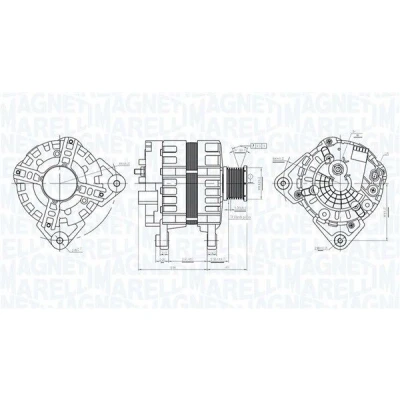 Imagem de Alternador MAGNETI MARELLI 063736095010