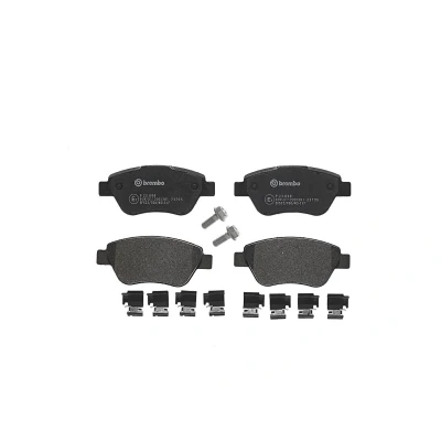 Imagem de BREMBO P 23 099 Jogo de pastilhas para travão disco excl. contacto aviso desgaste com parafusos pinça acessórios