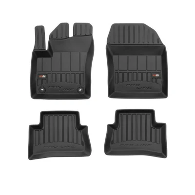 Imagem de FROGUM 3D407732 Conjunto de tapete chão Borracha à frente e atrás 4 preto TOYOTA: C HR