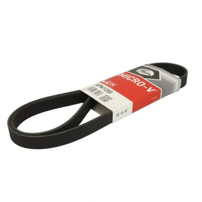 Imagem de GATES 6PK1250 Correia trapezoidal estriada 1250 6 Poliéster, EPDM (borracha de etileno propileno dieno) FleetRunner Micro V OPEL: Astra H Caravan