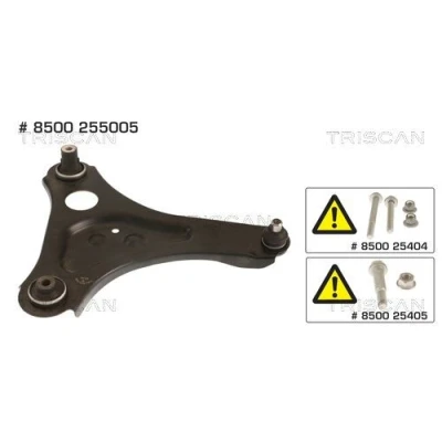 Imagem de TRISCAN 8500 255005 Braço de suspensão com articulação suspensão/guia, apoio borracha transversal SMART: Forfour II Hatchback