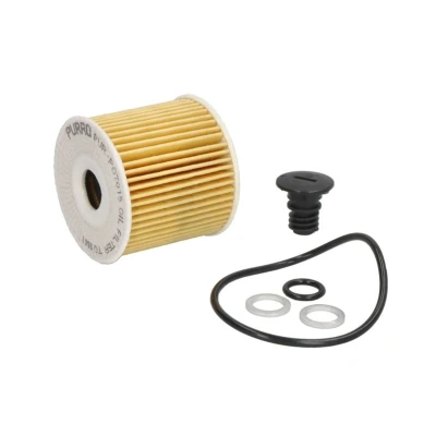 Imagem de PURRO PUR PO7015 Filtro de óleo Cartucho filtrante HYUNDAI: i30 III Carrinha, Hatchback, Tucson, KIA: Sportage IV, Proceed, Ceed Hatchback