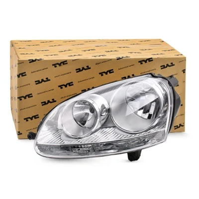 Imagem de TYC 20 0318 25 2 Farol Principal esquerda H7/H7 com porta lâmpadas, motor elétrico VOLKSWAGEN: Golf 5, Jetta 3 endado, norauto, oscaro, mister