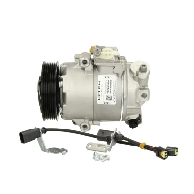 Imagem de DELPHI TSP0159344 compressor SANDEN PXE13 / Denso PAG 46 com óleo de VOLKSWAGEN: Golf 4, Polo IV Hatchback, Bora Sedan, SEAT: Ibiza 3