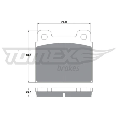 Imagem de TOMEX brakes TX 10 18 Jogo de pastilhas para travão disco MERCEDES BENZ: /8 Sedan, Classe S Heckflosse, ALFA ROMEO: Spider, GT