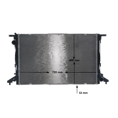 Imagem de MAHLE ORIGINAL CR 960 000S Radiador, arrefecimento do motor 720 468 32 Aletas de refrigeração soldadas