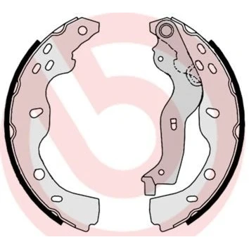 Imagem de BREMBO S 23 532 Maxilas de travão 220 36 com alavanca do mão SUZUKI: SX4 I Hatchback